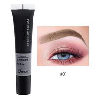 Blakstienų antakių dažų atspalvis Fast Tint Easy Dye Gel Eyelash Kit Semi Permanent Antakiai Atspalvis Dye Makeup Antakių kremas šviesiai ruda spalva