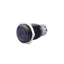 12V 3A 16mm Voiture Etanche Interrupteur Poussoir LED Bouton Verrouillage On OFF