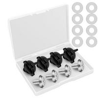 Adjustable Bike Motorcycle Helmets Visor Screws And Antislip Rubber Washers Set Accessories Suitable For Secure Helmets 1 white