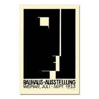 Bauhaus Abstraktūs meno spaudiniai Modernus minimalistinis plakatas Fuhrend In Der Herrenmode Meno drobės tapyba Paveikslas Namų sienos meno dekoras Be rėmo 21*30cm No Frame