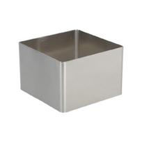 Torto formelės Žiedai Kvadratinė Moso forma Nerūdijančio plieno Torto žiedai Kvadratinė torto forma Kepimo reikmenys Namų kepimo įrankis 4 inches diagonally