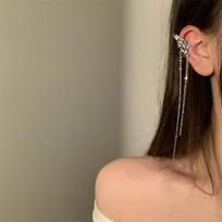 2022 Butterfly Tassel Ear Cuff for Women - No Piercing Wing Ear Clip Jewelry