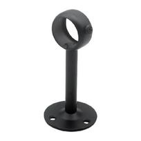 2 vnt. 25x100 mm lubiniai užuolaidų strypo laikikliai Nerūdijančio plieno strypų laikikliai užuolaidų strypams juoda