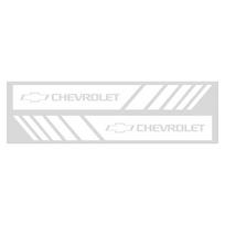 Automobilio juostelių lipdukai Veidrodėlio atspindintys viniliniai lipdukai Dekoracija Chevrolet Camaro Trax Blazer Cavalier Onix Aveo Silverado Malibu Captiva balta
