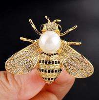 Creative Bee Brooch for Men Women Retro Bee Animal Brooches Pins Jewelry Accessories Party Gifts Trend Cool Thing