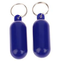 2Pcs Boat Kayak Floating Keyring Buoyant Sailing Boat Float Canal Keychain For Boating Fishing Kayaking Rafting Surfing raudona