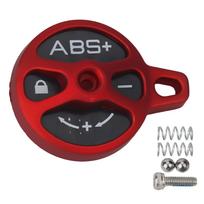 Fork Cap MTB Road Bike Manual Lockout Assembly Kit Bike Fork Lock Cap raudona