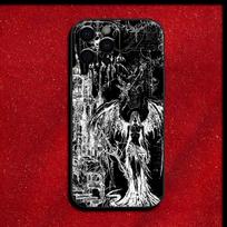 Gothic Cyber Sigil Cross Phone Case For iPhone 17 16 16e 15 14 13 12 11 Pro Max Mini SE 2020 2022 XS XR 7 8 Plus Back Cover iPhone XR