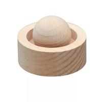 Elegant Wooden Aroma Diffuser, Rotating Design for Car Interior & Bedroom, Non-Flammable, Perfect Gift Idea - Enhances Air Quality with Fragrance smėlis