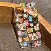 Vintage Cute Cat Animals Pattern Silicone Phone Case For iPhone 17 Air 16 15 14 13 12 11 Pro Max 15 16 Plus 16E Shockproof Cover iPhone17 Pro Max