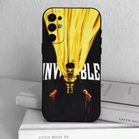 Funny I-Invincible  Phone Case For Samsung S25,S24,S21,S22,S23,S30,Ultra,S20,Plus,Fe,Lite,Note,10,Black Cover Samsung S23plus5G