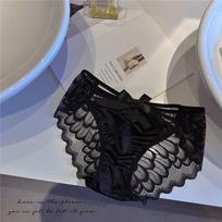 Spring 2024 Women's Low-Waist French Lace Underwear: Sexy, Sweet, Japanese-Inspired Style XL (120—140) juoda