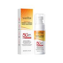 SPF 50+ PA+++ Vitaminas C ir Mineralinis Tonuotas Apsauginis Kremas Nuo Saulės - 60ml