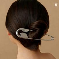 Giant Safety Pin Hair Clip  Large Safety Pin Metal Hair Clips Barrettes For Women Girls  Hair Accessories Headwear black