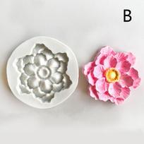 Flower Silicone Molds Diy Wedding Cupcake Topper Fondant Cake Decorating Tools Soap Resin Clay Candy Chocolate Mould B