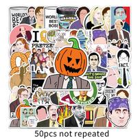 The Office Character Stickers - 50 Waterproof Sheets for Planner, Laptop, or Suitcase Decoration