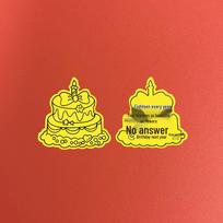 Birthday Gift Box: Cake Phone Sticker & Small Note for Live Stream Traffic Boost Includes Gold