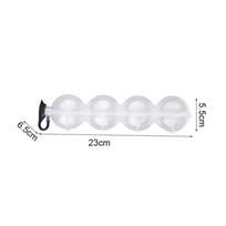 1Pc 4 Hole PP Transparent Kitchen Ice Box Ice Cream Maker Tool Cube Makers Round Ice Hockey Ball Ice Mould Popsicle Articles