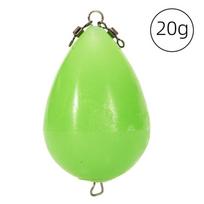 Fishing Casting Aid Long Throw Assist Ball Luminous Egg Float Glow In Fishing Float Casting Bait Accessory Noctilucent Float