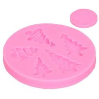Food-Grade Silicone Silicone Fondant Mold Round Shape Chocolate Baking Mold  DIY Crafts rožinė