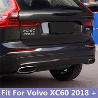 Automobilio stiliaus aksesuarai 2 vnt. ABS sidabrinis chromuotas galinio rūko žibinto dekoravimo juostelės dangtelis Apdailos elementai Tinka VOLVO XC60 2018 -2023