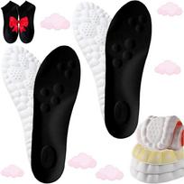 2 Pairs Footstr Insoles for Men Women, Breathable Soft Foam Shoe Insole, Footstrips Massage Orthopedic Insoles with Arch Support