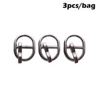3/6Pcs/Bag  4.5/5.5MM Mini Ultra-small Tri-glide Belt Buckle Doll Bags Buckles Diy Doll Buttons Shoes Home DIY Crafts Supplies