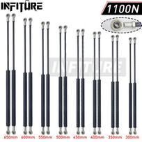 2pcs 300/350/400/450/500/550/600mm 1100N Car Gas Struts Spring Shocks Lift Supports RV Windows Storage Damper Camper Back Window 300mm 1100N