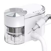 240W 2-in-1 Elektrinė nagų freza su įmontuotu dulkių siurbliu Profesionalus manikiūro pedikiūro salono nagų šlifavimo įrankis 2026 2-in-1 Nail Dust Collector - White//