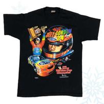 Vintage 90s NASCAR Jeff Gordon 1995 Winston Cup Champion Racing T-Shirt (M) XL
