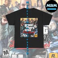 Grand Theft Auto The Lost and Damned GTA Box Art Black Children's T-shirt S-L Lower Price 150