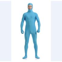High-quality Spandex Halloween Adult Morphsuit Fancy Costume For Perfect Fit S(Tag S=US XXS) dangaus mėlyna spalva