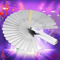 32 Blades Feeler Gauge 0.0015-0.035inch/0.04-0.88 Mm Metric Thickness Gauge Set for Measuring  Width and Thickness for Guitar China Mainland