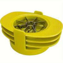4 in 1 Stainless Steel Mango, Apple Cutter Set , Versatile Fruit Slicer, Corer, and Dicer with Interchangeable Blades for Apples, Peaches, Pears žalia
