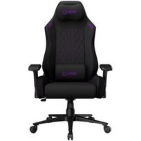 LORGAR CHA41, Ergonomic Gaming Chair Advanced, premium anti-stain fabric, Black/purple