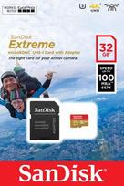 MicroSD Kortelė - SanDisk Extreme 32GB UHS-I Klasė 10