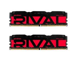 Goodram *DDR4 Rival Radiant 64GB (2*32)/3200 CL18 Red atminties modulis 2 x 32GB 3200 MT/s 288-pin DIMM