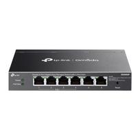 Omada 6 prievadų gigabit lengvai valdomas jungiklis su 4 PoE+ prievadais, TP-Link, ES206GP, 6× 10/100/1000Mbps, 65W PoE biudžetas