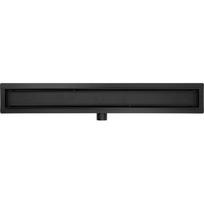 Fala LINEAR DRAIN WET&DRY BLACK 70 CM 71601, 70mm, 700mm, 40mm, 2-in-1 grotelės, juodas paviršius, Wet&Dry sifonas