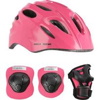 Šalmo ir apsaugų rinkinys MTW01+H210 NILS Extreme - MTW01+H210 PINK HELMET WITH PROTECTORS SET NILS EXTREME