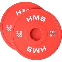 Olimpinis bumper svorio diskas CBRS05 HMS - 2 x 2,5 kg