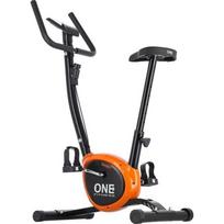 Treniruoklis-dviratis One Fitness Rw3011, juodai oranžinis