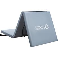 Sulankstomas gimnastikos čiužinys MGS02 1800x600 mm, pilkas, HMS Premium