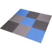 Apsauginis kilimėlis One Fitness MP-10, pilkai mėlynas, 60x60x1 cm, 9 vnt.