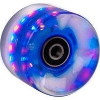 Šviečiantis Penny Board ratukas 60 x 45 mm su ABEC 7 guoliais - Mėlyna