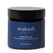Mokosh Active Face Scrub Aktyvus veido šveitiklis, Rose & Blueberry