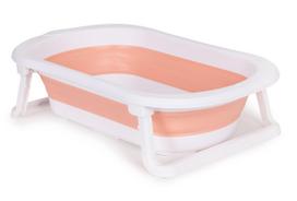 Sulankstoma vaikiška vonelė EcoToys Travel HA-B27, balta sp./rožinė sp., 81 cm