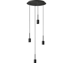 Osram - Maitinimo laidas NEEDLE PENDANT 4xE27/25W/230V, antracito spalva