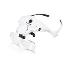 Extol - Įkraunami didinamieji akiniai su lupa ir LED apšvietimu/300 mAh