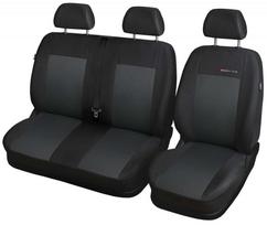 Automobilio sėdynių užvalkalas Autodekor Elegance 2+1, juoda sp., 3 vnt.